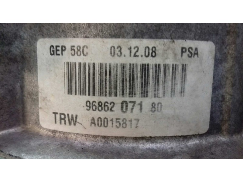 Recambio de bomba servodireccion para peugeot 308 sport referencia OEM IAM 9686207180 A0015817 TRW