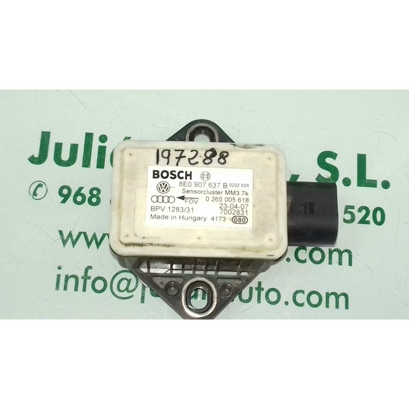 Recambio de rele para audi a4 berlina (8e) 2.0 tdi 16v (103kw) referencia OEM IAM 8E0907637B 0265005618 