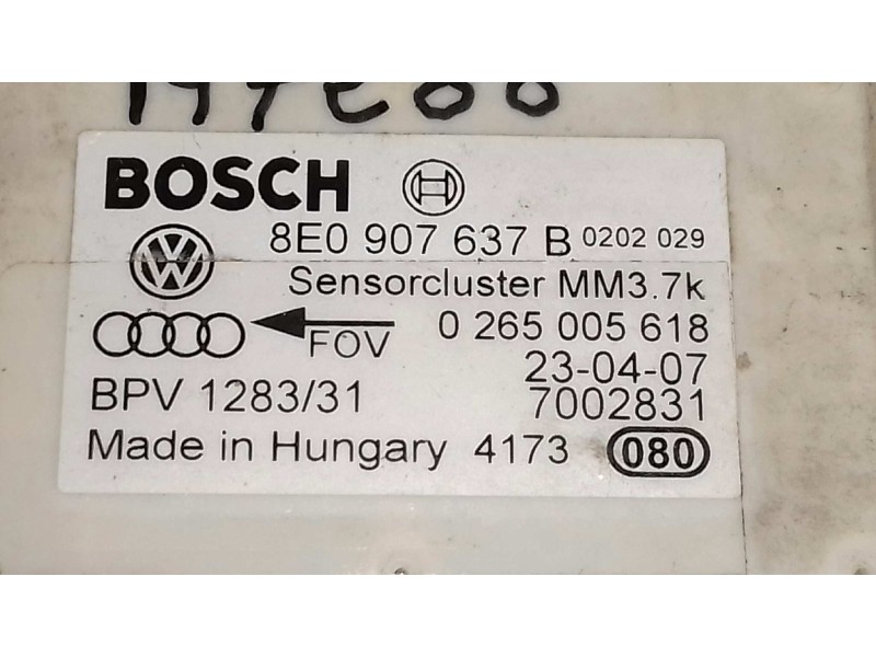 Recambio de rele para audi a4 berlina (8e) 2.0 tdi 16v (103kw) referencia OEM IAM 8E0907637B 0265005618 