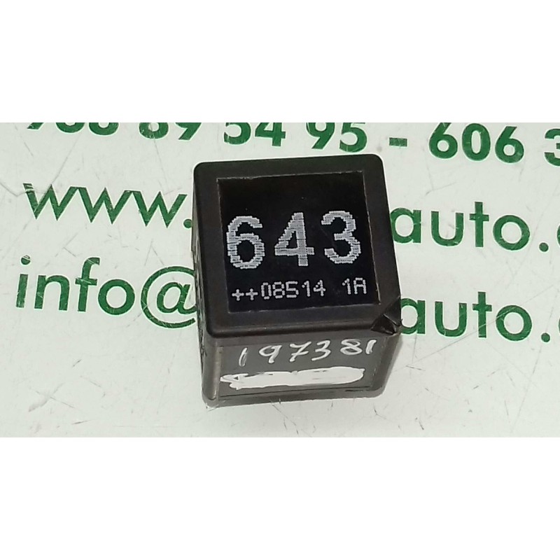 Recambio de rele para audi a6 berlina (4f2) 2.7 v6 24v tdi referencia OEM IAM 8K0951253 A/A RELE 643