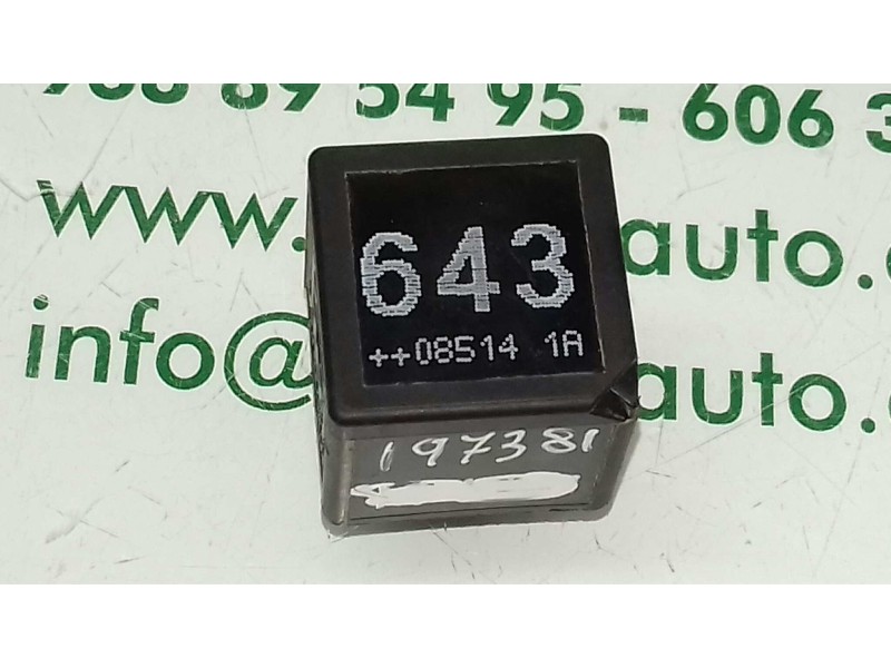 Recambio de rele para audi a6 berlina (4f2) 2.7 v6 24v tdi referencia OEM IAM 8K0951253 A/A RELE 643