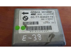 Recambio de centralita airbag para bmw serie 7 (e38) 740i referencia OEM IAM 65.77-8362119 12198403 
