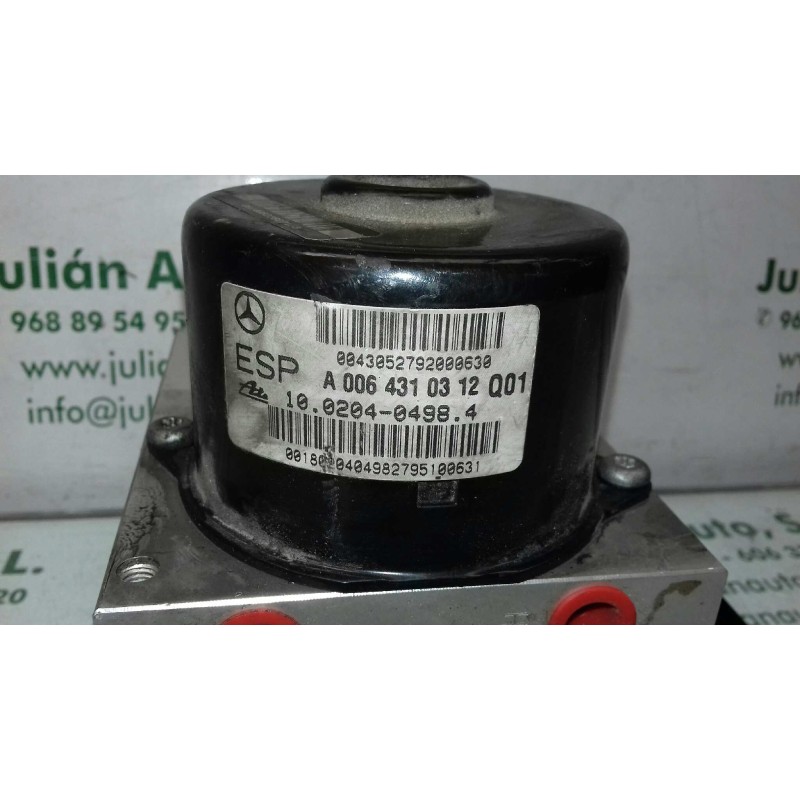 Recambio de abs para mercedes-benz clase c (w203) berlina 220 cdi (la) (203.008) referencia OEM IAM A0064310312 10020404984 A038