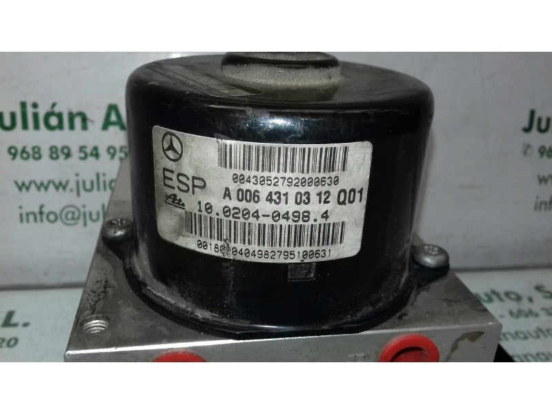 Recambio de abs para mercedes-benz clase c (w203) berlina 220 cdi (la) (203.008) referencia OEM IAM A0064310312 10020404984 A038