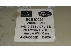 Recambio de modulo electronico para mg rover serie 75 (rj) 2.0 16v cdt referencia OEM IAM SCB100211 A0033 A0545G02B 2