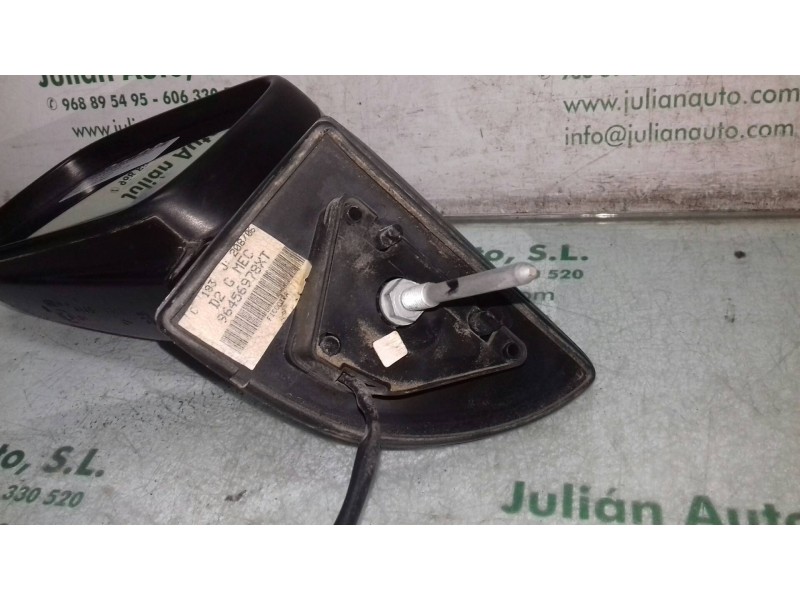 Recambio de retrovisor izquierdo para peugeot 407 sw premium referencia OEM IAM 96456978XT  ELECTRICO