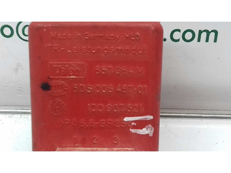 Recambio de resistencia calefaccion para volkswagen sharan (7m8) conceptline referencia OEM IAM 1J0907521 057384M 5DS00646701