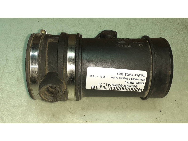 Recambio de caudalimetro para opel omega b elegance berlina referencia OEM IAM 0280217519 CONECTOR 4 PINES BOSCH