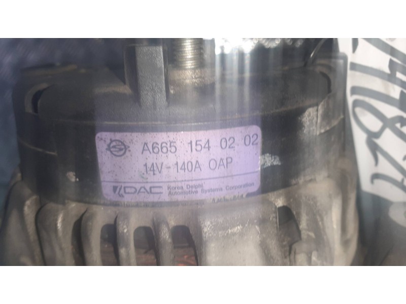 Recambio de alternador para ssangyong rodius xdi deluxe 4wd referencia OEM IAM A6651540202 DELPHI 140A