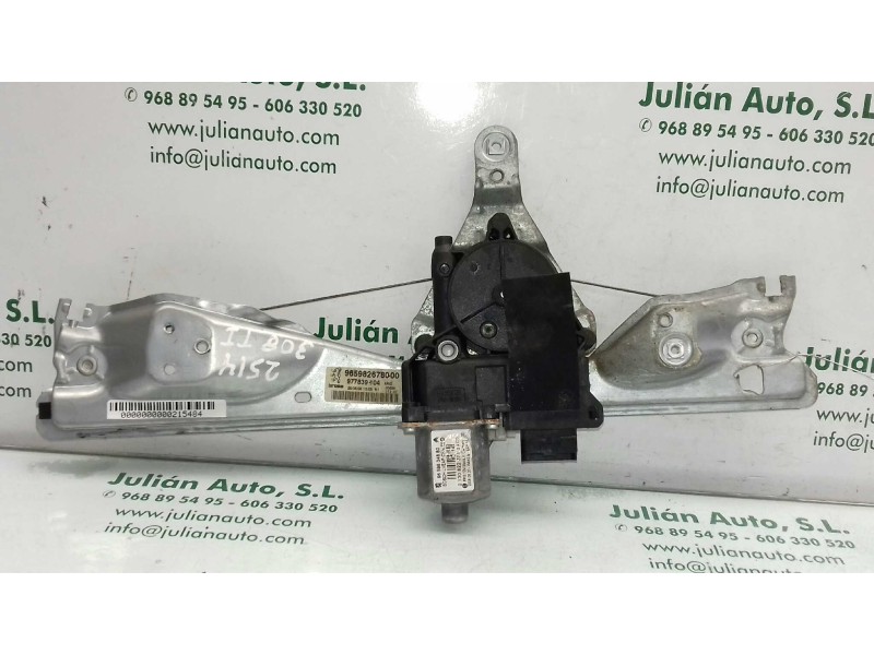 Recambio de elevalunas trasero izquierdo para peugeot 308 sport referencia OEM IAM 9659826780 9659834880 ELECTRICO