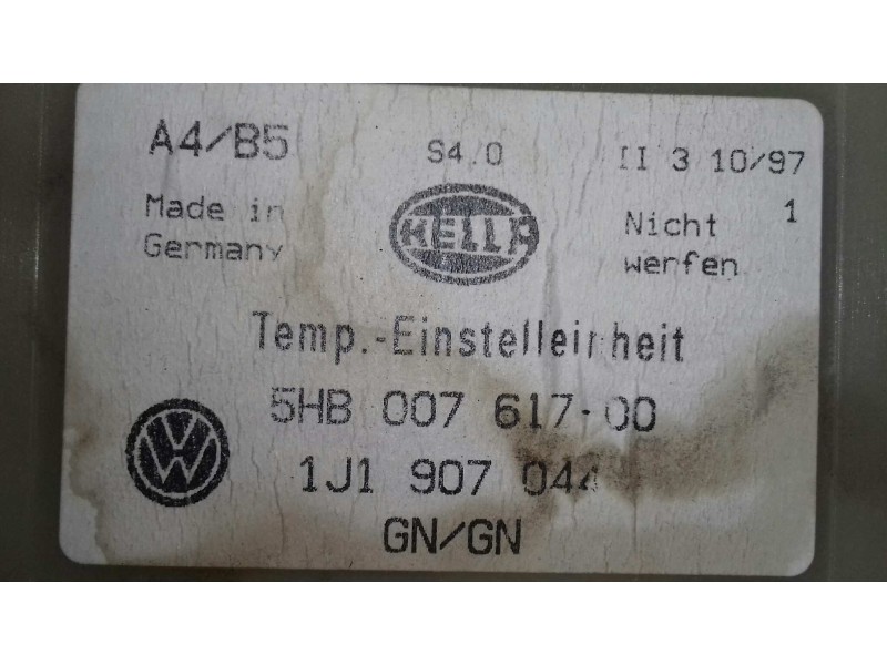 Recambio de mando climatizador para volkswagen passat berlina (3b2) comfortline referencia OEM IAM 1J1907044 5HB00761700 