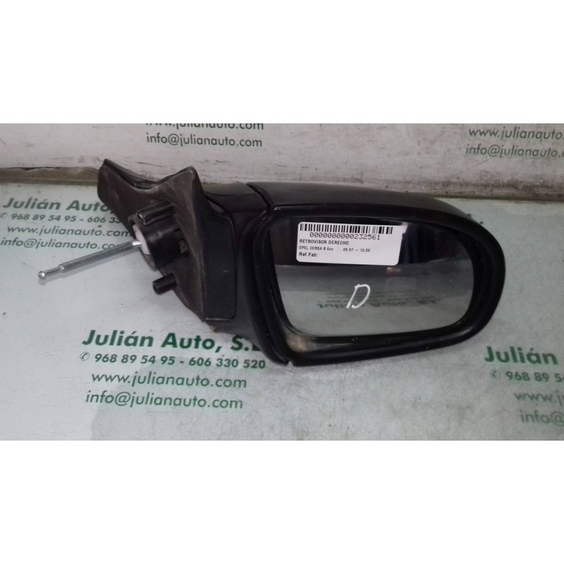 Recambio de retrovisor derecho para opel corsa b eco referencia OEM IAM   MANUAL