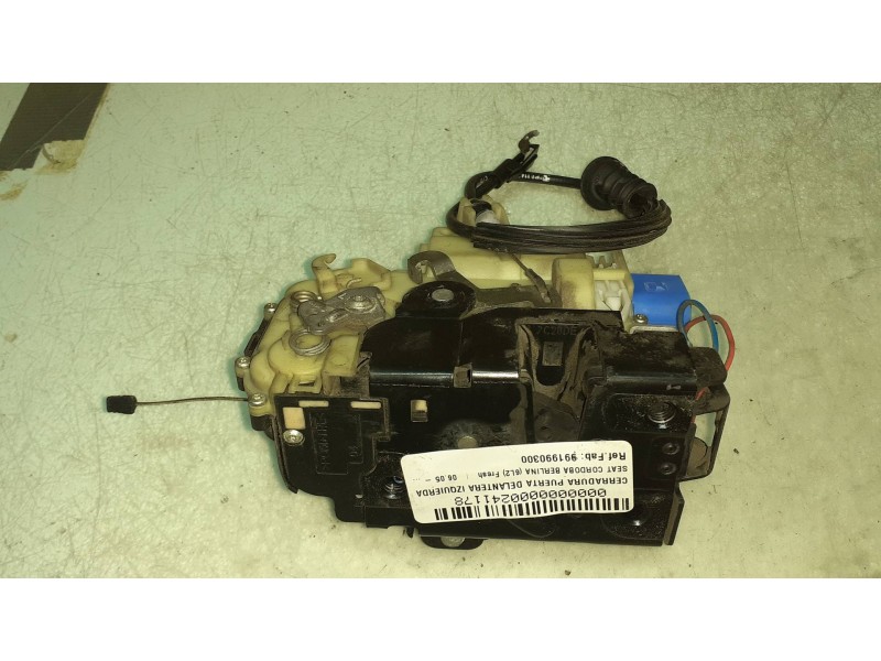 Recambio de cerradura puerta delantera izquierda para seat cordoba berlina (6l2) fresh referencia OEM IAM 991990300 15AQC3B18370