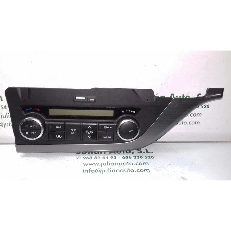 Recambio de mando climatizador para toyota auris active referencia OEM IAM 5590002380 75F542 