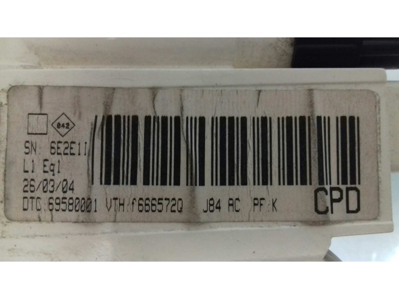 Recambio de mando calefaccion / aire acondicionado para renault scenic ii authentique referencia OEM IAM 69580001 6665720 VALEO