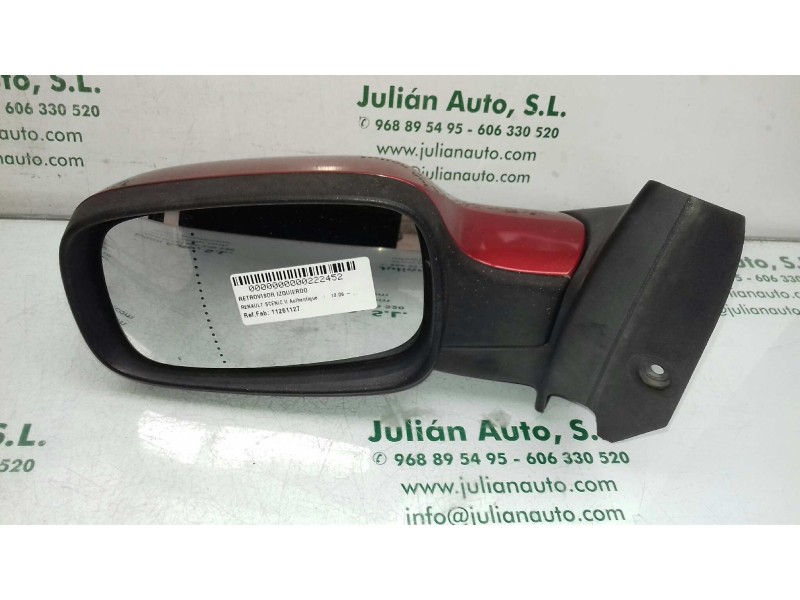 Recambio de retrovisor izquierdo para renault scenic ii authentique referencia OEM IAM 11261127 5 PINES ELECTRICO