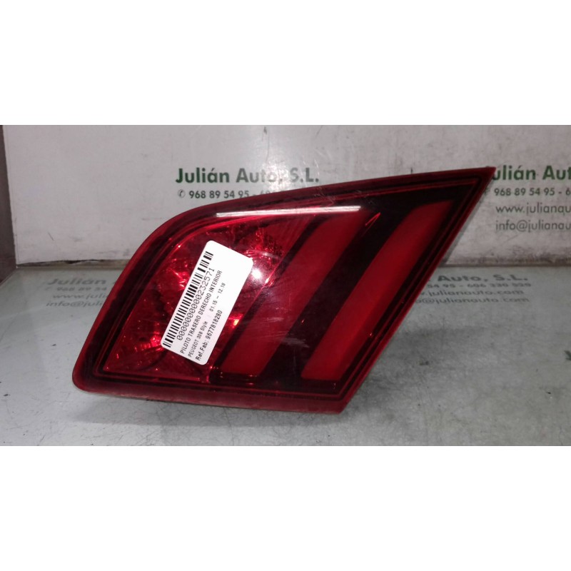 Recambio de piloto trasero derecho interior para peugeot 308 style referencia OEM IAM 9677818280 81260201 PORTON