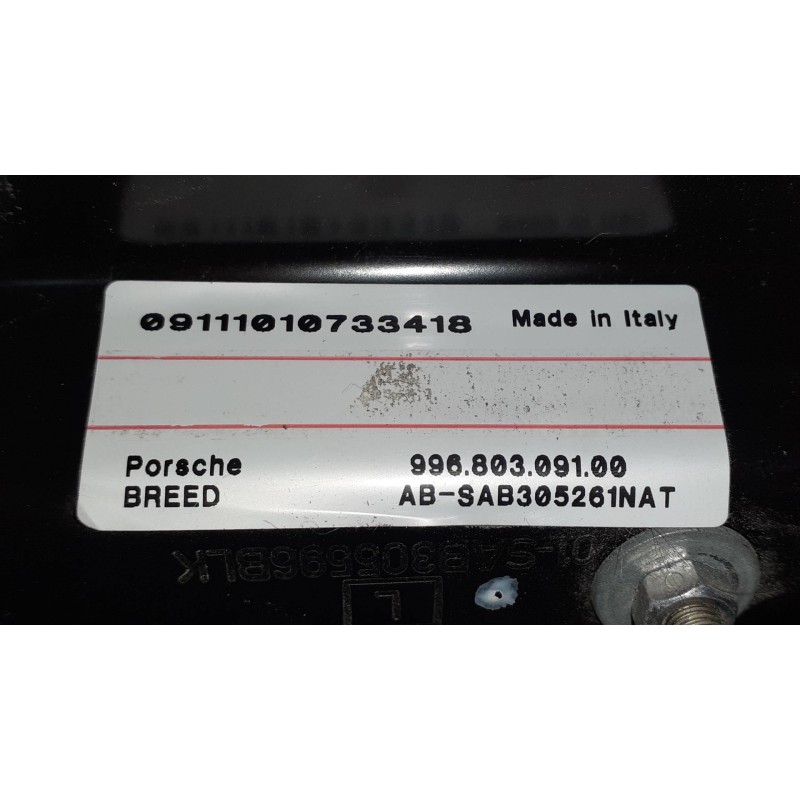 Recambio de airbag cortina delantero izquierdo para porsche 911 (typ 996) referencia OEM IAM 99680309100 09111010733418 