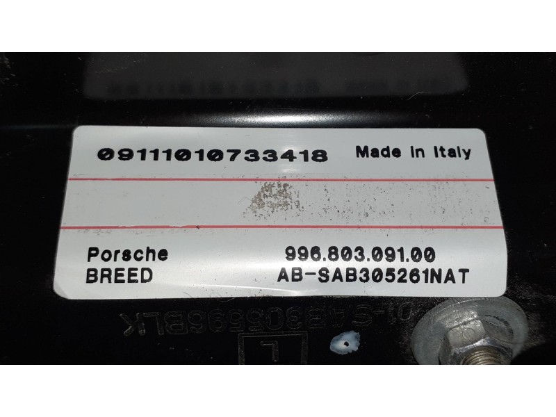 Recambio de airbag cortina delantero izquierdo para porsche 911 (typ 996) referencia OEM IAM 99680309100 09111010733418 