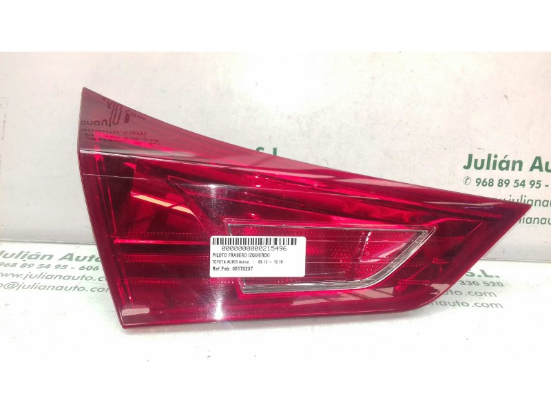 Recambio de piloto trasero izquierdo interior para toyota auris active referencia OEM IAM 05170237  INT - PORTON