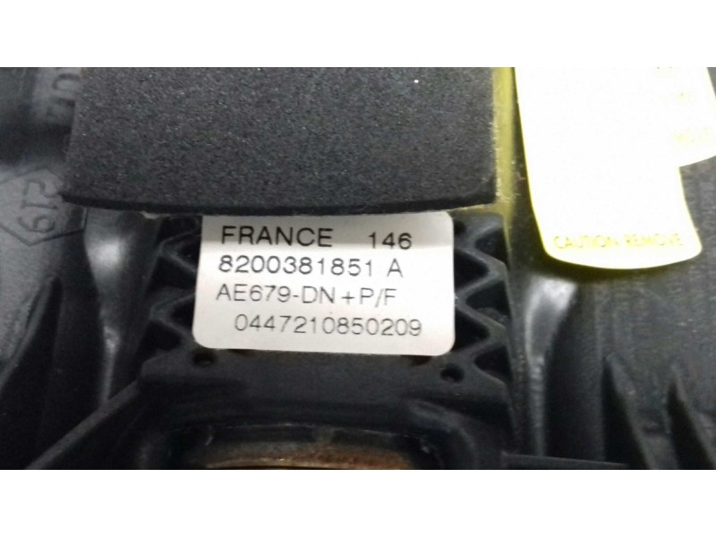 Recambio de airbag delantero izquierdo para renault scenic ii confort dynamique referencia OEM IAM 8200381851A  2 CLEMAS