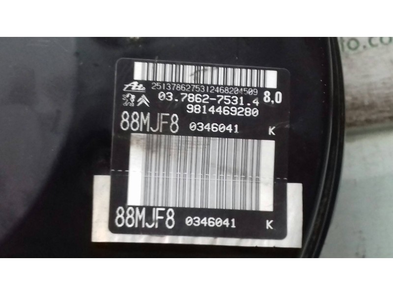Recambio de servofreno para peugeot 308 style referencia OEM IAM 9814469280 88MJF80346041 ATE