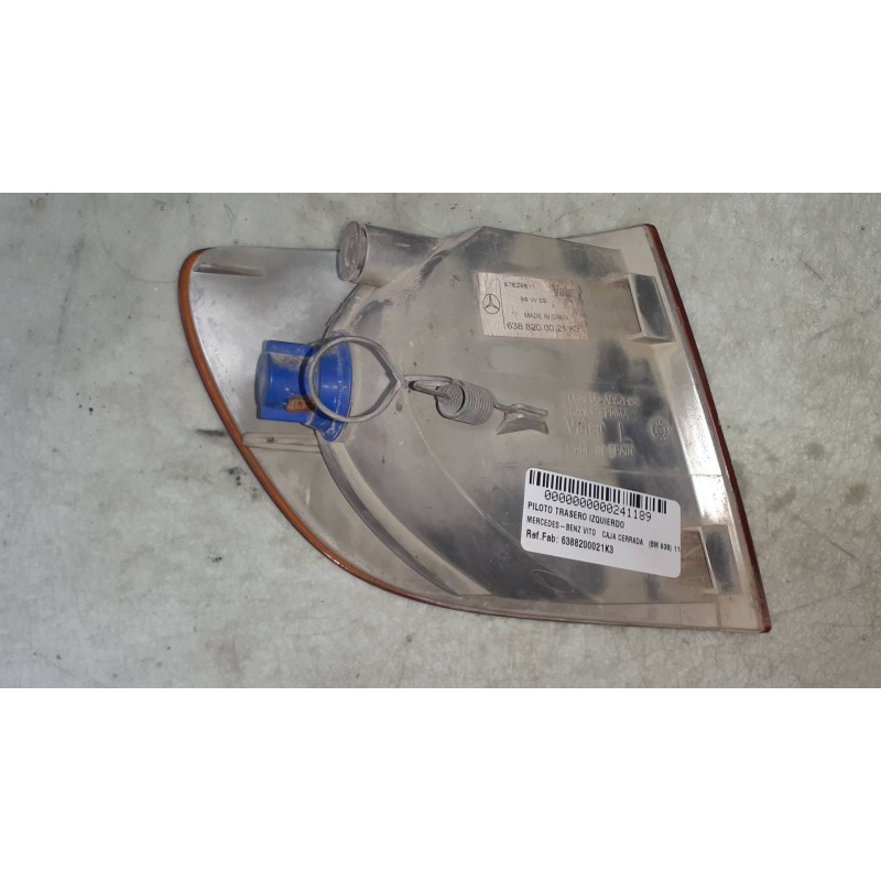 Recambio de piloto delantero izquierdo para mercedes-benz vito (w638) caja cerrada 110 cdi  (638.094) referencia OEM IAM 6388200