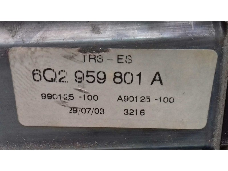 Recambio de motor elevalunas delantero derecho para seat ibiza (6l1) stella referencia OEM IAM 104383101 05074140 6Q959801A