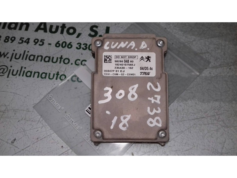 Recambio de modulo electronico para peugeot 308 style referencia OEM IAM 9828694880 1824010756EJ TRW