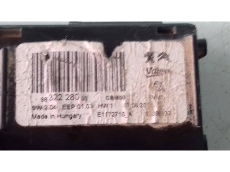 Recambio de modulo electronico para peugeot 308 style referencia OEM IAM 9832228080  