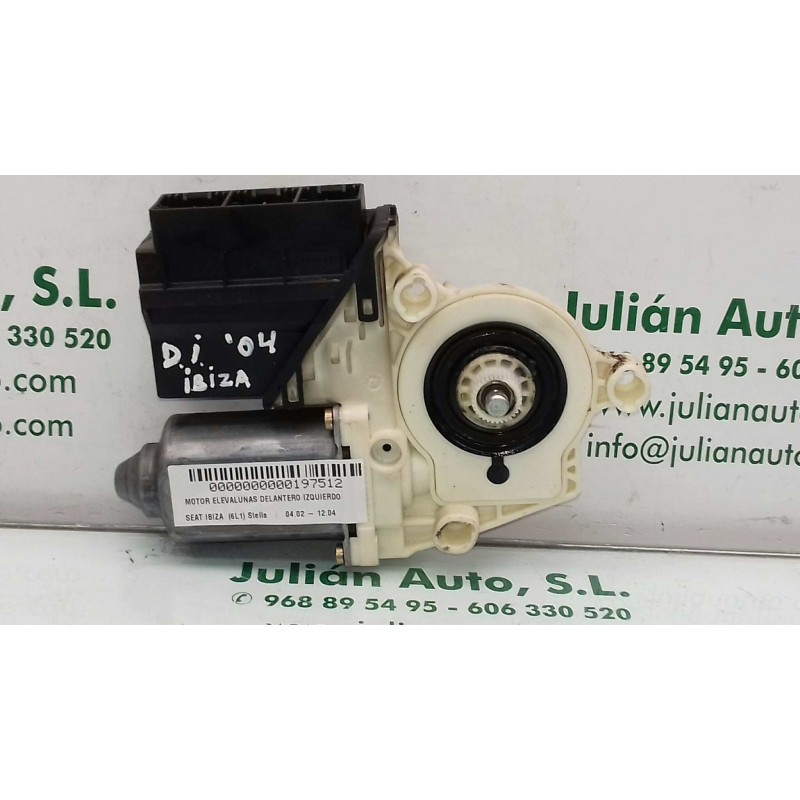 Recambio de motor elevalunas delantero izquierdo para seat ibiza (6l1) stella referencia OEM IAM 104379101 05074100 6Q959802A