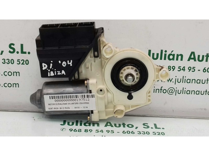 Recambio de motor elevalunas delantero izquierdo para seat ibiza (6l1) stella referencia OEM IAM 104379101 05074100 6Q959802A