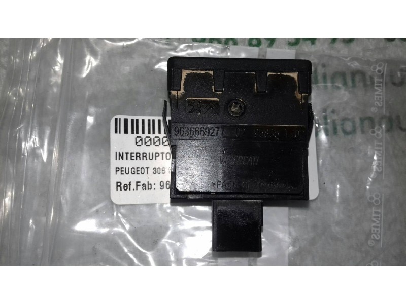 Recambio de interruptor para peugeot 308 style referencia OEM IAM 9636669277 3 PINES REGULACION LUCES