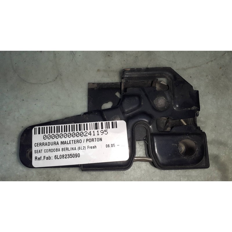 Recambio de cerradura maletero / porton para seat cordoba berlina (6l2) fresh referencia OEM IAM 6L08235090  