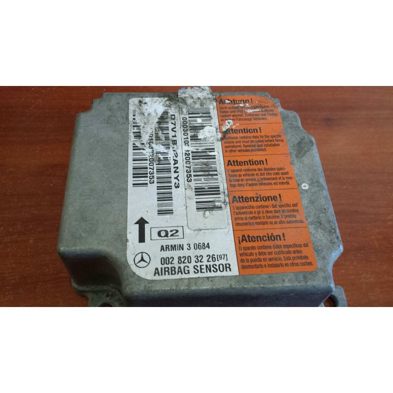 Recambio de centralita airbag para mercedes-benz clase e (w210) berlina diesel 220 cdi (210.006) referencia OEM IAM 0028203226(9