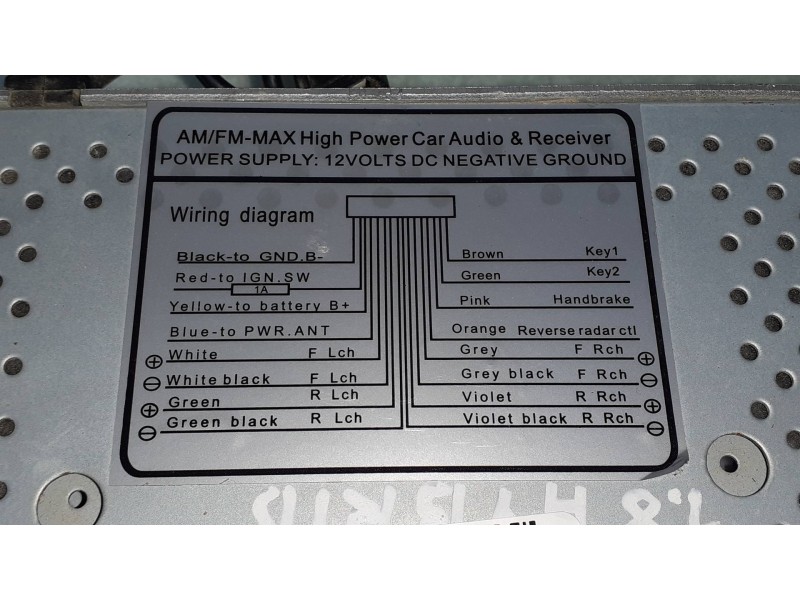 Recambio de sistema audio / radio cd para toyota prius (nhw30) plug-in hybrid advance referencia OEM IAM   