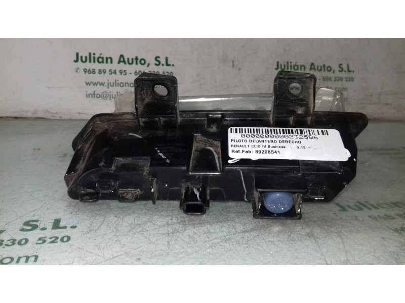 Recambio de piloto delantero derecho para renault clio iv business referencia OEM IAM 89208541  