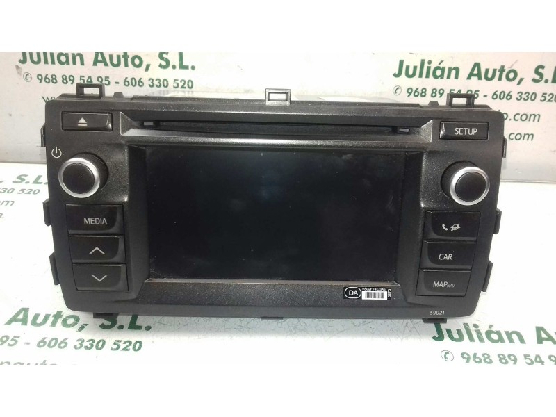 Recambio de sistema audio / radio cd para toyota auris active referencia OEM IAM 8614002010 10R030232 FA032211
