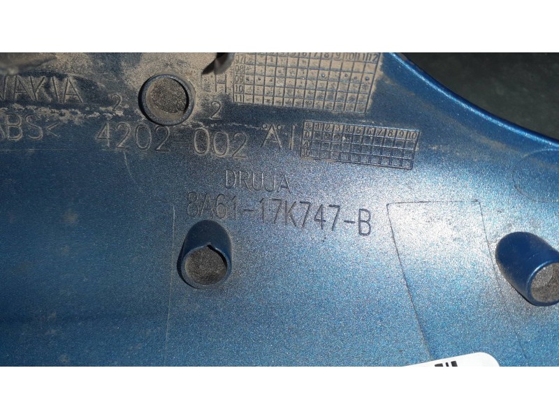 Recambio de carcasa retrovisor derecho para ford fiesta (cb1) ambiente referencia OEM IAM 8A6117K747B 4202002 AZUL