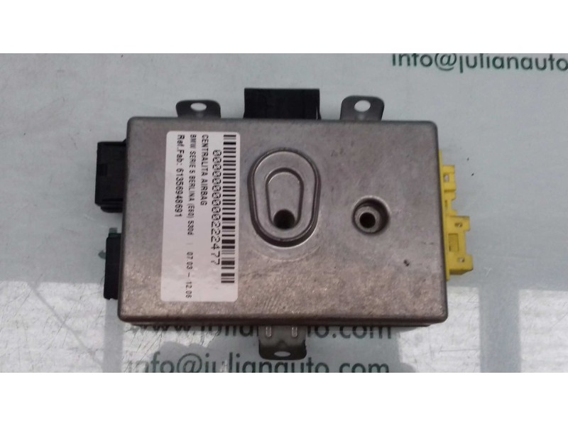 Recambio de centralita airbag para bmw serie 5 berlina (e60) 530d referencia OEM IAM 61356948691 75789012 