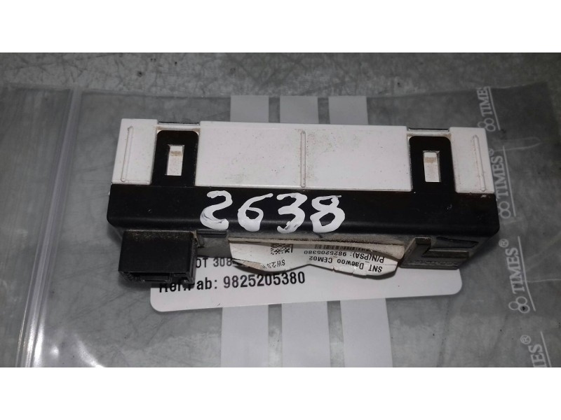 Recambio de modulo electronico para peugeot 308 style referencia OEM IAM 9825205380 98285055PR INDICADOR AIRBAG
