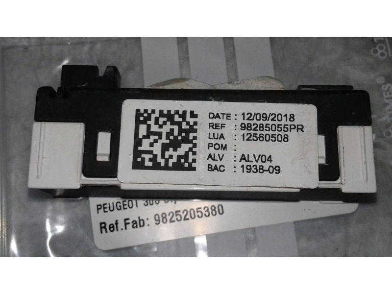 Recambio de modulo electronico para peugeot 308 style referencia OEM IAM 9825205380 98285055PR INDICADOR AIRBAG