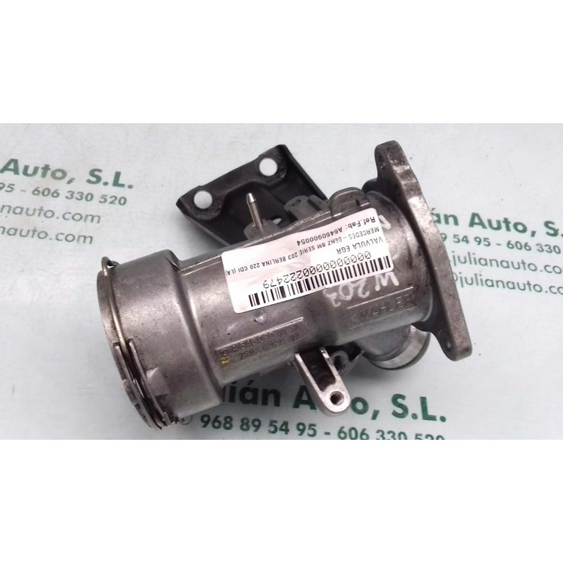 Recambio de valvula egr para mercedes-benz clase c (w203) berlina 220 cdi (la) (203.008) referencia OEM IAM A6460900054 25950718