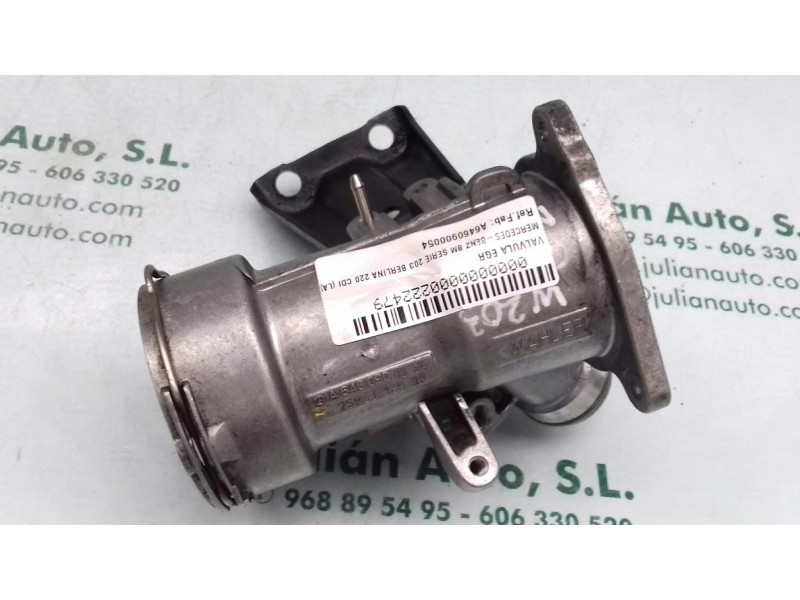 Recambio de valvula egr para mercedes-benz clase c (w203) berlina 220 cdi (la) (203.008) referencia OEM IAM A6460900054 25950718