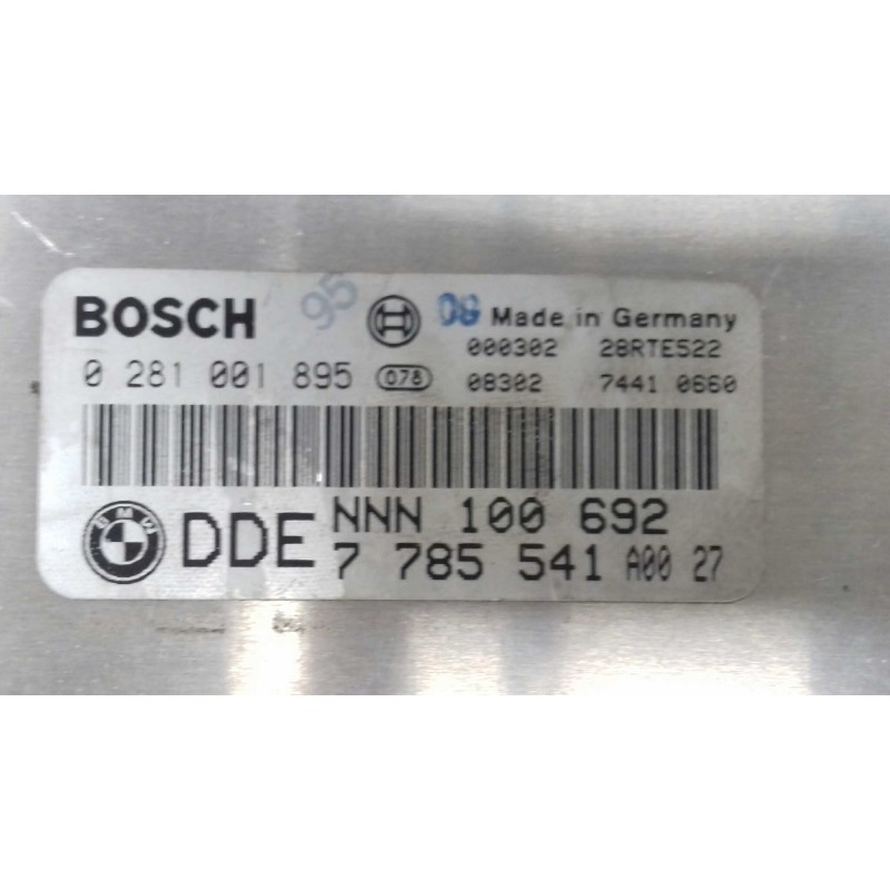 Recambio de centralita motor uce para mg rover serie 75 (rj) 2.0 cdt classic referencia OEM IAM 0281001895 7785541 NNN100692