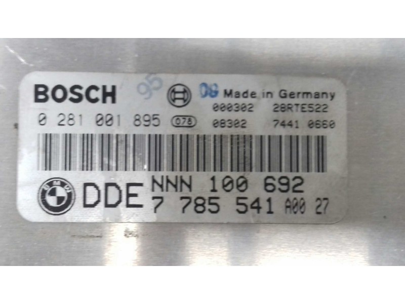 Recambio de centralita motor uce para mg rover serie 75 (rj) 2.0 cdt classic referencia OEM IAM 0281001895 7785541 NNN100692