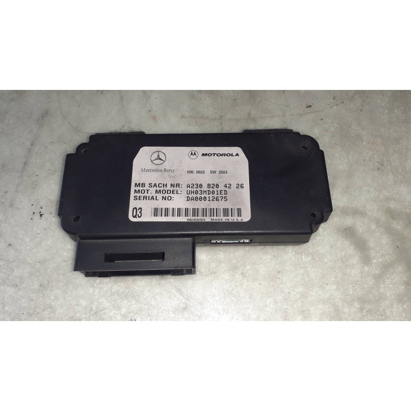 Recambio de modulo electronico para mercedes-benz clase c (w203) berlina 270 cdi (203.016) referencia OEM IAM A2308204226 UH03MD