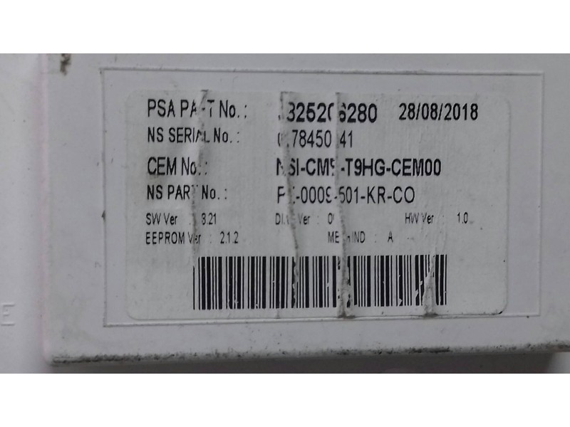 Recambio de cuadro instrumentos para peugeot 308 style referencia OEM IAM 9825206280  