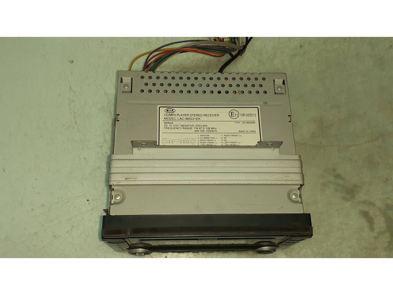 Recambio de sistema audio / radio cd para kia rio 1.4 active referencia OEM IAM E1110R023312 10R023312 