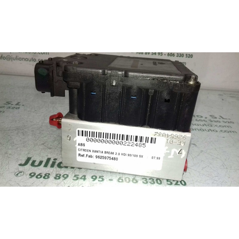 Recambio de abs para citroen xantia break 2.0 hdi 90/109 sx referencia OEM IAM 9625975480  ATE